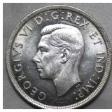 Canada Silver Dollar 1939 Brilliant Uncirculated