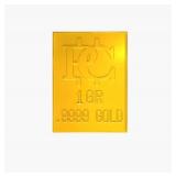 1 Grain Gold Snap Bar .9999 Pure Gold