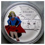 Canada $10 DC Comics Originals 2015 Supergirl