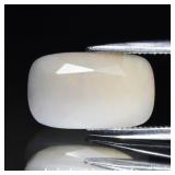 2.31ct 12.3x7.5mm Cushion Natural White Opal - Col