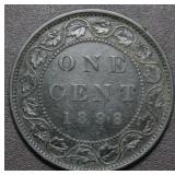Canada Large Cent 1898H