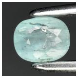 0.31ct 4.5x3.5mm Cushion Natural Blue Copper-Beari