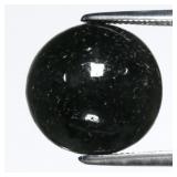 7.72ct Round Cabochon Natural Deep Green Jade - Un