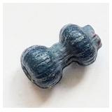 Ancient Roman AD100-300 Double glass bead blue