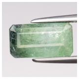 1.13ct 10x5.5mm Octagon Natural Green Tourmaline -