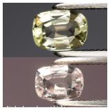 0.28ct 4.5x3.2mm VVS Cushion Natural Color Change