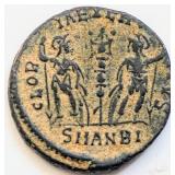 GLORIA EXERCITVS AD337-361 Ancient Roman coin