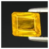 0.64ct 4.8x4mm Octagon Yellow Sapphire - Thailand