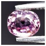 0.37ct 4.5x3.7mm VS Oval Natural Pinkish Purple Ma