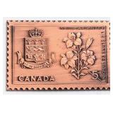 Canada 1967 Jerry Parker 5 Cents copper Stamp 9.05