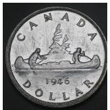 Canada Silver Dollar 1946
