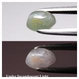 0.86ct Oval Cabochon Natural Green Cat's Eye Alexa