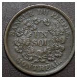 Cda Token LC-5A3 Montreal Banque du Peuple Half Pe