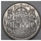 Canada 50 Cents 1947 Curved 7