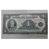 Canada $1 1935 Banknote BC-1 English B