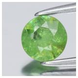 0.44ct 4.5mm Round Natural Green Demantoid Garnet