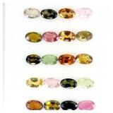 Oval Cut Natural Unheated Multi Color Tourmaline 2