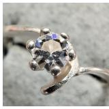 Silver Cz Ring Size Appraised/Retail Value  Ring