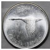 Canada Silver Dollar 1967 Uncirculated