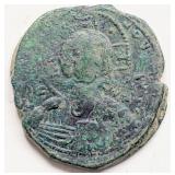 'GOD IS WITH US' 11th AD Medieval coin 29mm