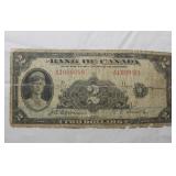 Canada $2 Banknote 1935 BC-3