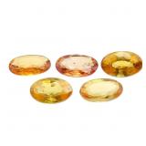 1 ctw Sapphire 5 Loose Stones