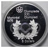 Canada $5 Montreal Olympics 1974 Olympic Rings wit