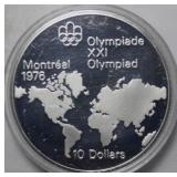 Canada 1976 Montreal Olympics 1973 $10 Map of the