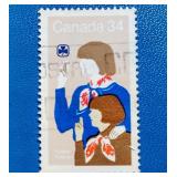 Canada 1985 'Girl Guides' 34 Cents Stamp #1062