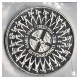 925 Silver Coin 1986 Ghana 100 Cedis