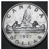 Canada Silver Dollar 1957