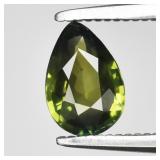 0.50ct 6.2x4mm VS Pear Natural Green Sapphire - Un