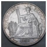 French Indo China Piastre 1907