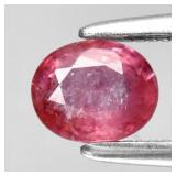 0.47ct 5x4.2mm Oval Pink Sapphire - Heated Madagas