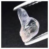 0.77ct 7.6x4mm Rough Unheated Green-Purple Sapphir