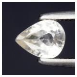 0.51ct VS Pear Natural Very Light Champagne Zircon