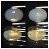 0.86ct Oval Natural Transparent Crystal Opal with