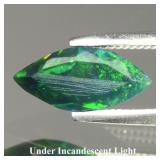 0.45ct 9.7x4.5mm Marquise Natural Black Opal - Col