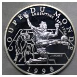 France 1998 World Cup 1997 10 Francs Argentina