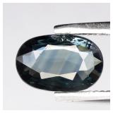 0.67ct VS Oval Natural Blue Green Sapphire - Unhea