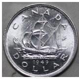 Canada Silver Dollar 1949 Brilliant Uncirculated