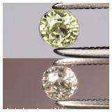 0.20ct Round Natural Color Change Diaspore - Turke