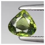 0.41ct 5x4.5mm VS Pear Natural Green Sapphire - Un