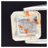 0.63ct Octagon Natural Very Light Green Tourmaline