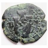 1600s Pirate's 4 Maravedis cob coin