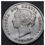 Canada 5 Cents 1880H
