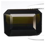 2.23ct VVS Octagon Natural Medium Green Tourmaline