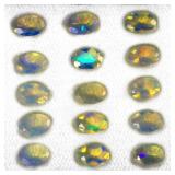 High Quality Floral Flash Play Of Color Crystal Fi