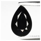 1.24ct 7.5x5mm VS Pear Natural Dark Blue Spinel -