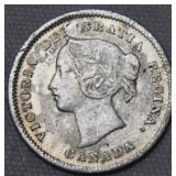 Canada 5 Cents 1900 Oval 00